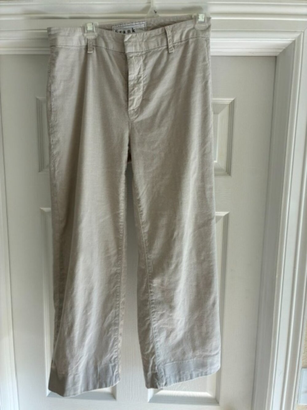 Frank and Eileen wide leg cropped chinos, size 4, good condition